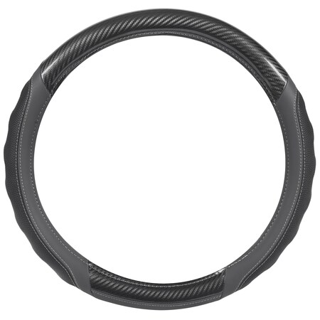 Motor Trend Duotone Fat Grip Steering Wheel Cover/Gray SW-812-GR